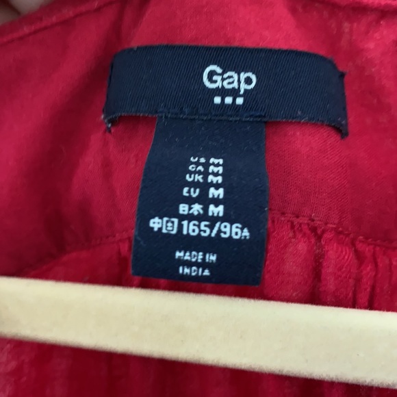 Red Linen Tank - Picture 3 of 4